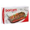 825-022 PASABAHCE Borcam Форма для запекания жаропрочная прямоугольная с ручками, 33,6х19х7см, 2,75л, стекло - 3