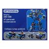265-588 ИГРОЛЕНД Конструктор машинка полиция-трансформер "Город", 47 дет, пласт, 10х7х4см, 4 диз - 4