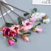 409-099 LADECOR Ветка декоративная с хлопком, 57 см, пластик, проволочная основа, арт.1 - 5