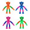 274-222 ИГРОЛЕНД Игрушка тянучка "Монстрик весельчак",19х23см, ABS, PET, 4 цвета - 1