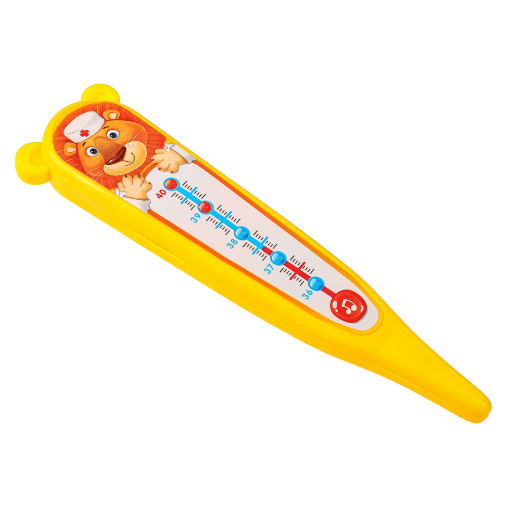 272-852 ZABIAKA Игрушка музыкальная "Говорящий градусник", пластик, 15х4х1,5 см