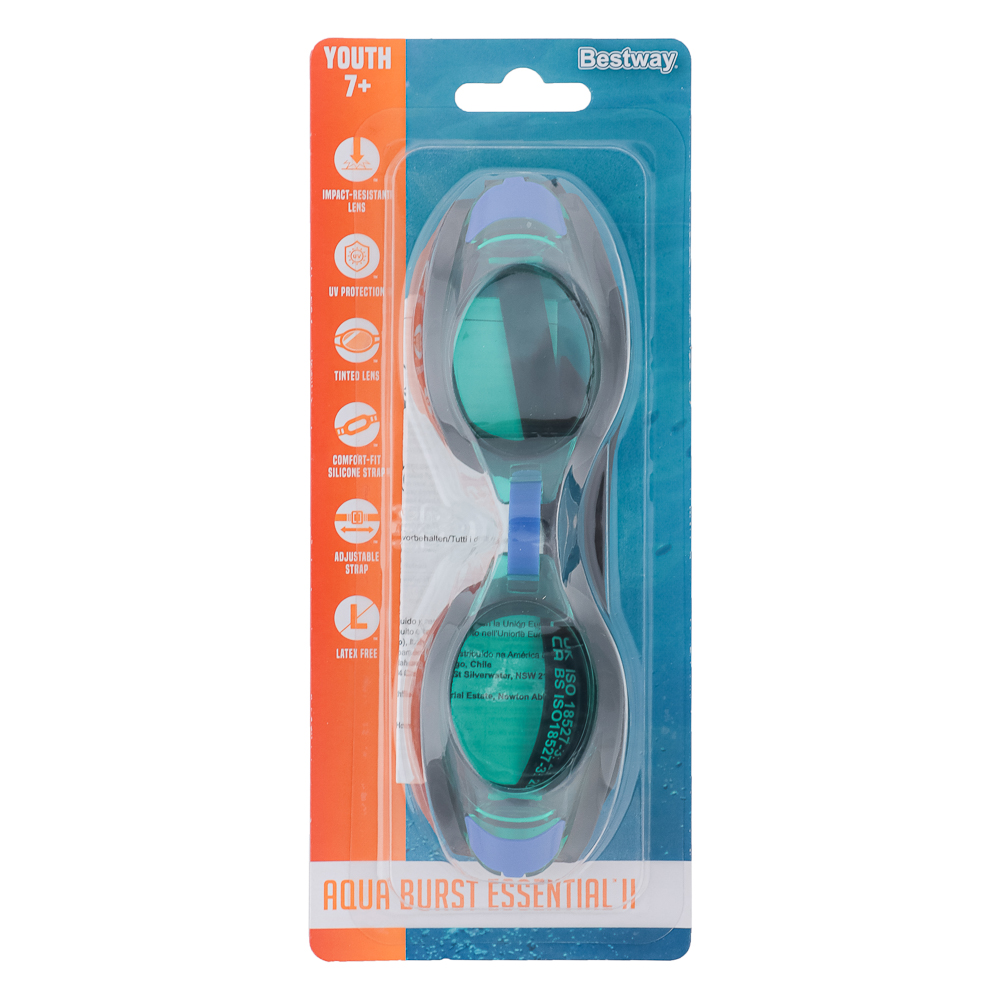 332-045 BESTWAY Очки для плавания подростковые, Pro Racer, 21005
