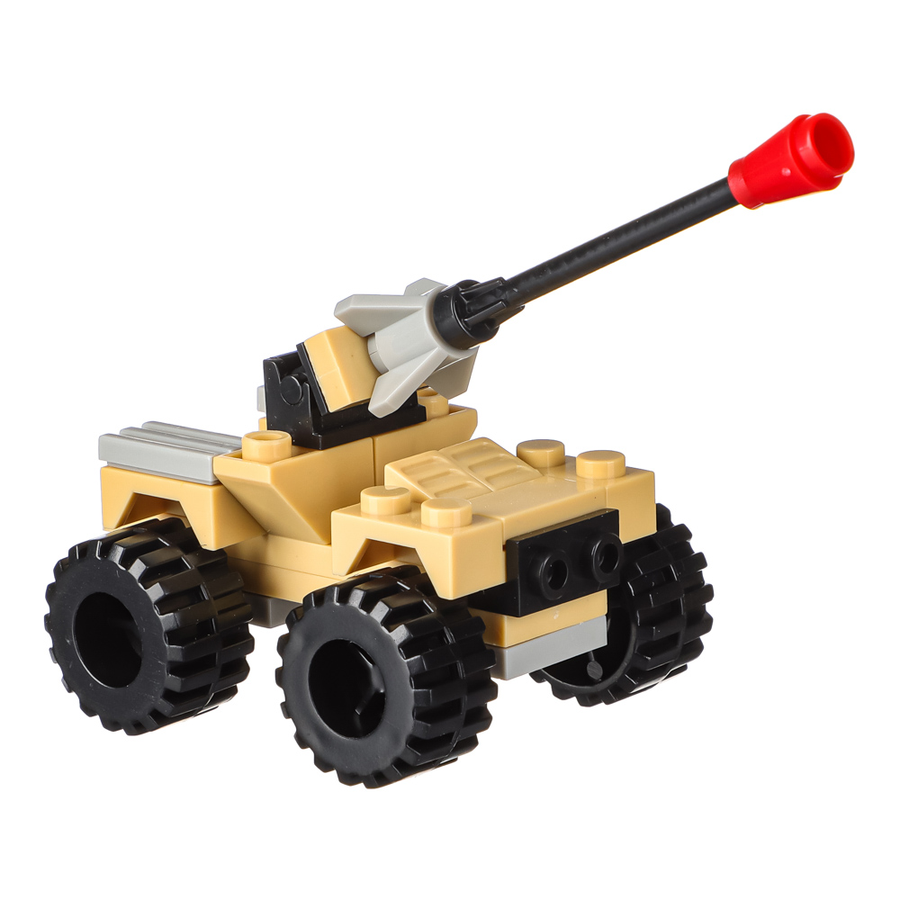 265-612 Конструктор Военный The Jedi fought. 8 в 1, до 26 деталей, KNS1373, 11х8х3,5см, 8 дизайнов