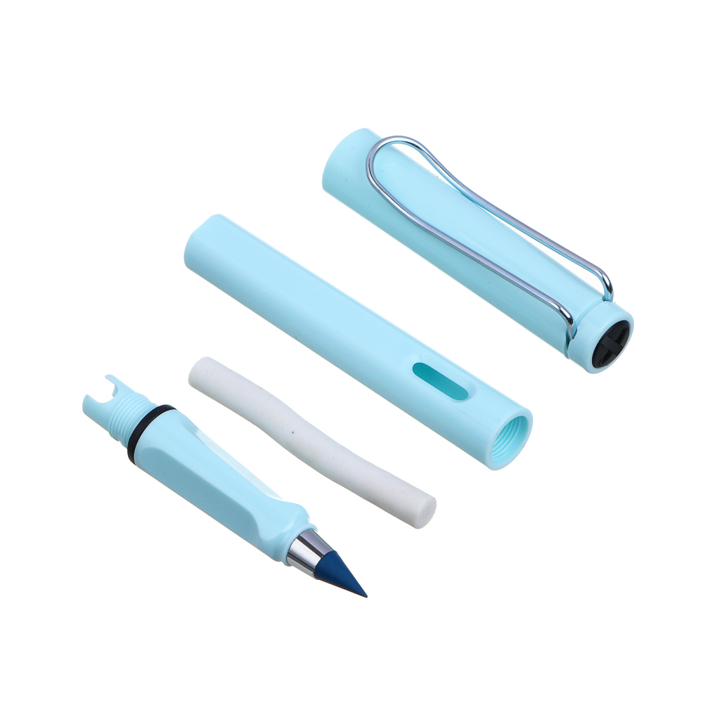 228-207 ClipStudio Вечные карандаши, 12 цветов, пластиковый корпус, с ластиком, ПВХ-чехол с европодвесом