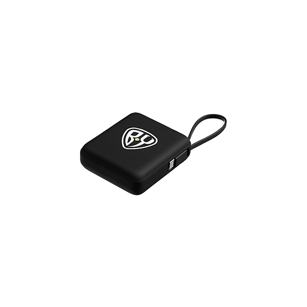 031-169 BY Аккумулятор мобильный Loop Светящийся 10000мАч,USB-A,USB-C,дисп.,каб. Type-C,QC,PD,22.5W,чёрный