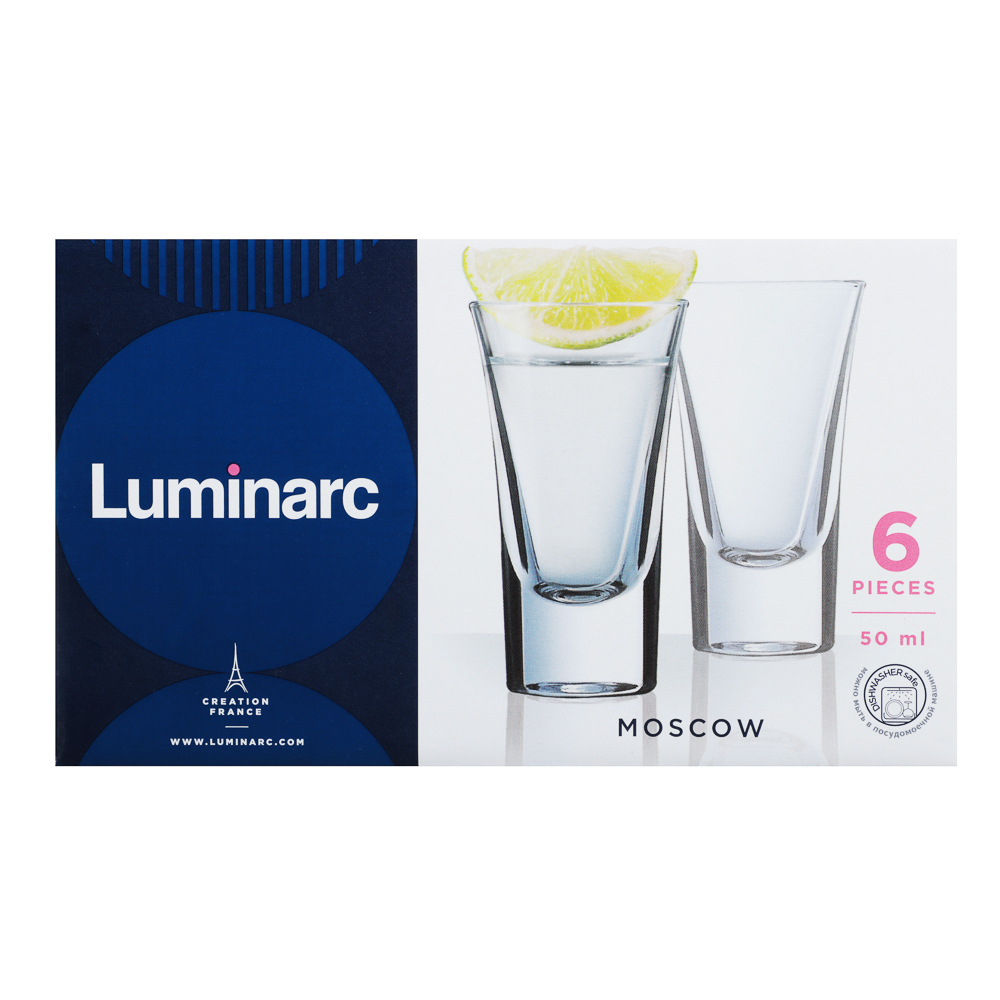 878-485 LUMINARC Москва Набор стопок 6 шт 50 мл, стекло