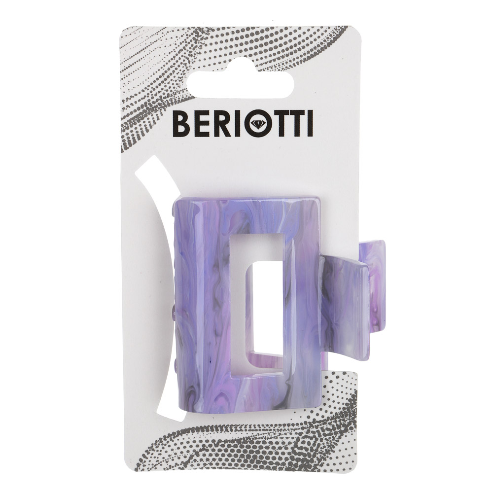 321-329 BERIOTTI Краб для волос, пластик, 5см, 6 цветов, #2