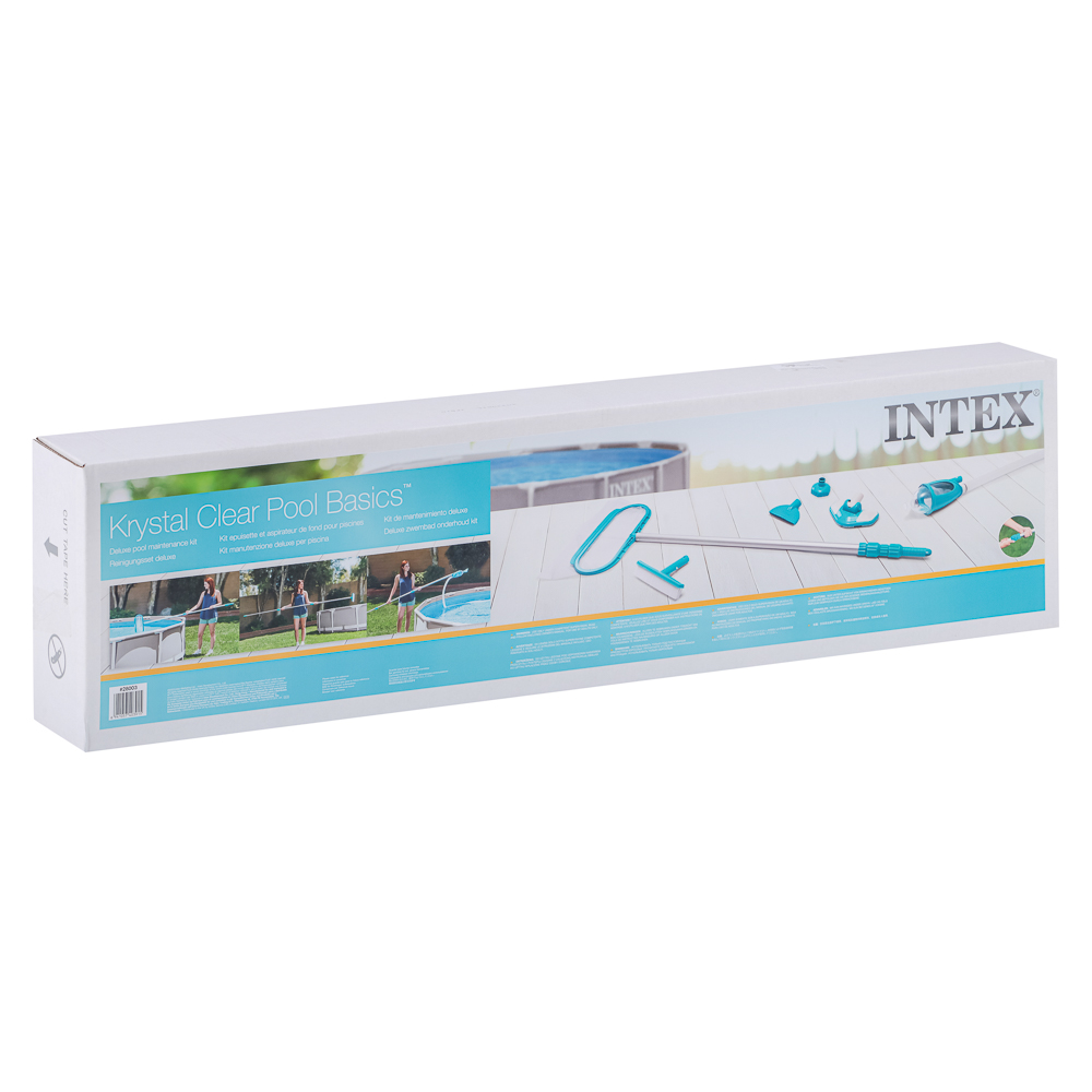 109-255 INTEX Комплект для очистки бассейна Дэлюкс, с выдвижной рукояткой, 28003